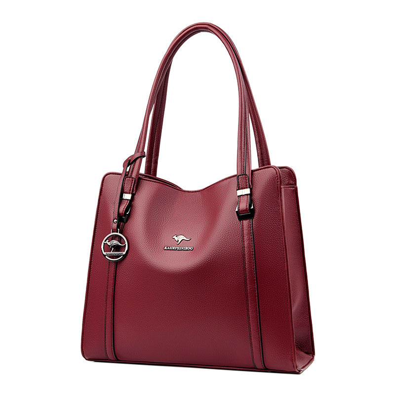 Bolsa de Ombro Feminina de Couro Legítimo