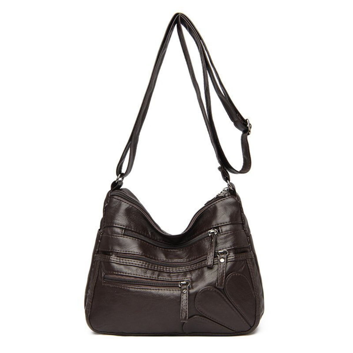 Bolsa de Couro Feminina Transversal Selene