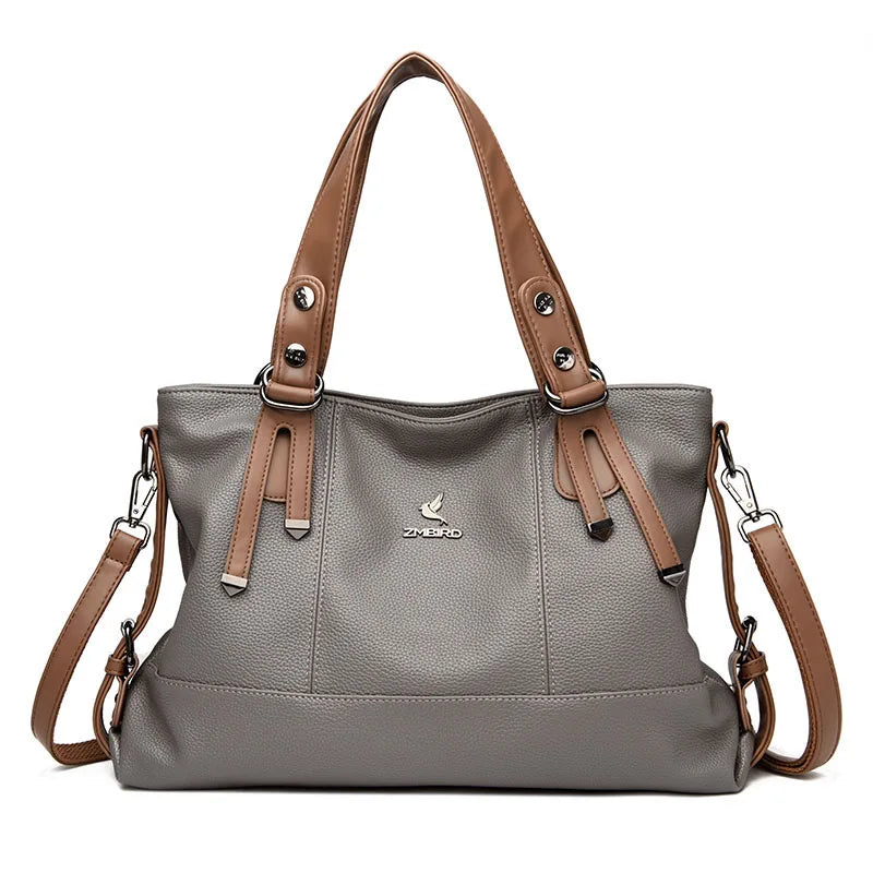 Bolsa Feminina Grande de Couro