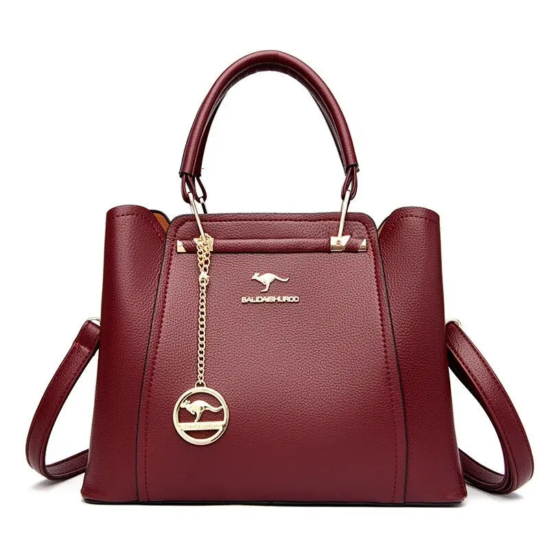 Bolsa de Ombro Feminina de Couro Legítimo