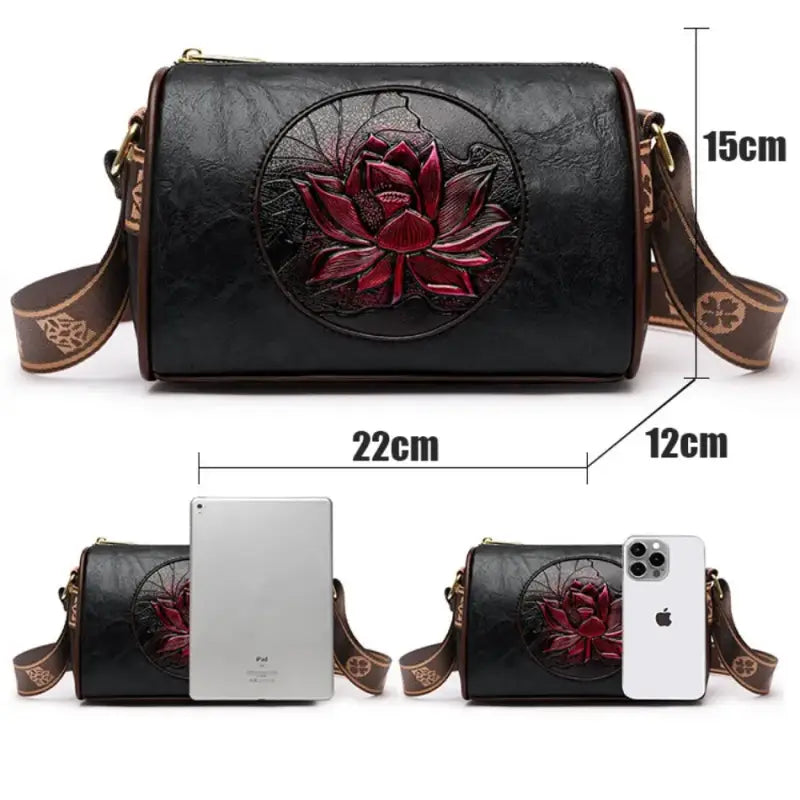 Bolsa De Couro Feminina Transversal