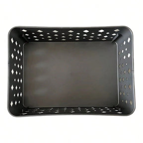 Kit 5 Cestos Organizadores Cinza 19x13x7cm