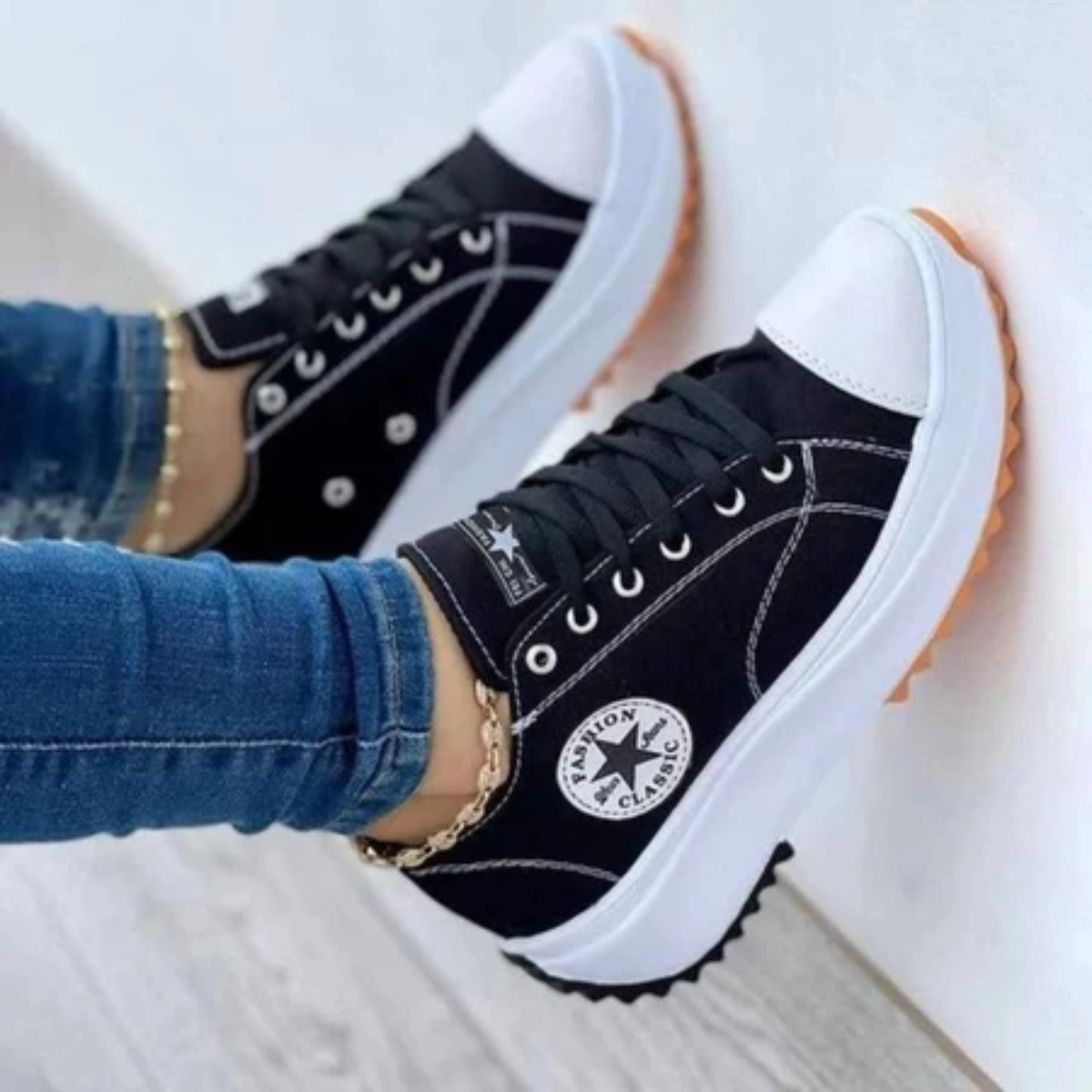 Tênis Ortopédico Feminino Plataforma Ultra Conforto