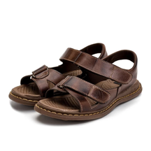 Sandália Masculina de Couro Confortável