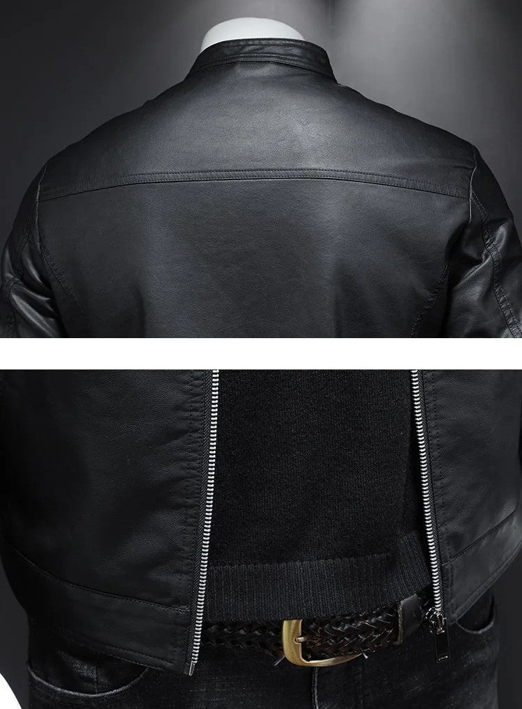 Jaqueta de Couro Masculina Maverick