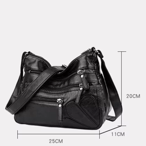 Bolsa de Couro Feminina Transversal Selene
