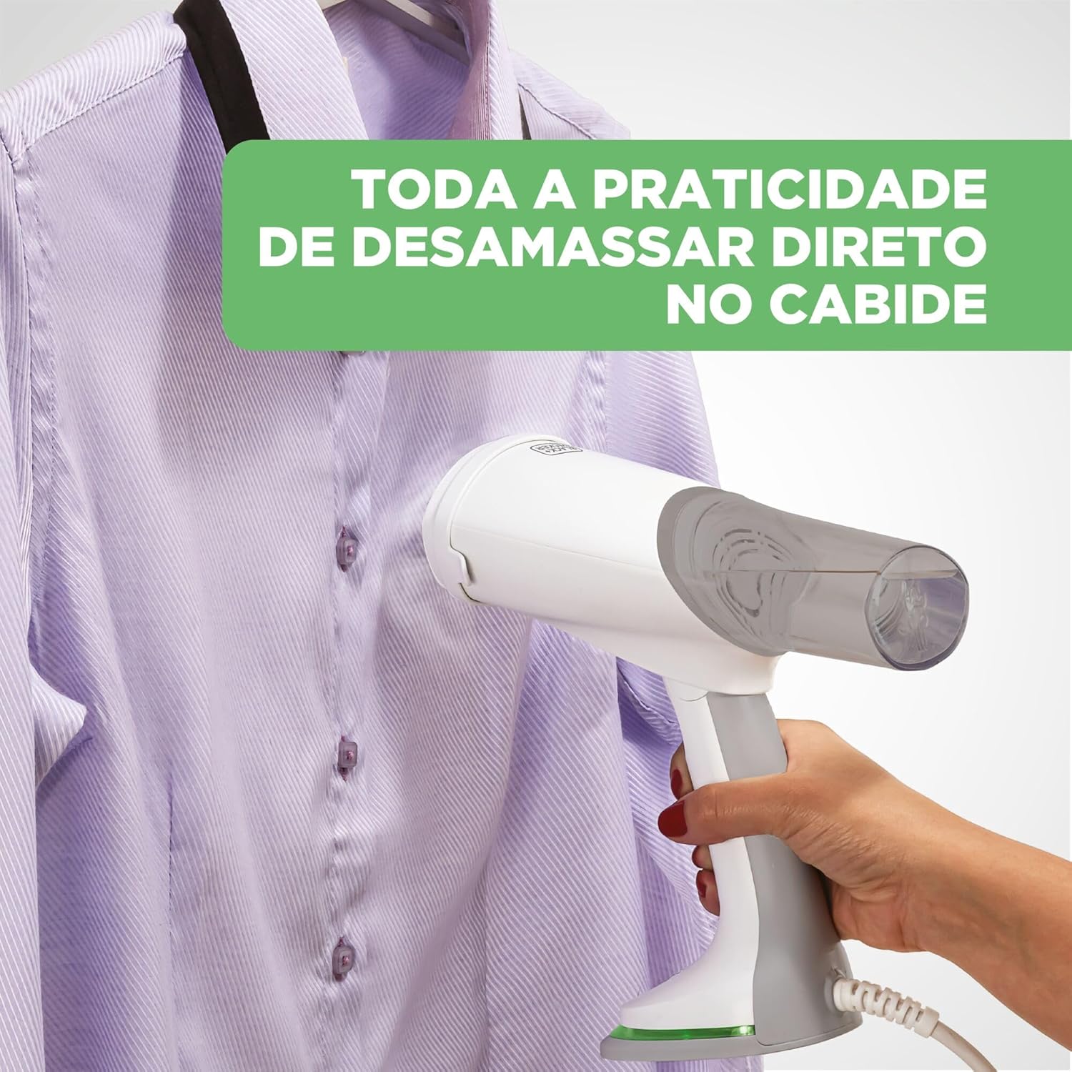 Vaporizador de Roupas BLACK+DECKER 3 em 1 – Compacto, Portátil e Bivolt | BDV3000 - Imagem 7