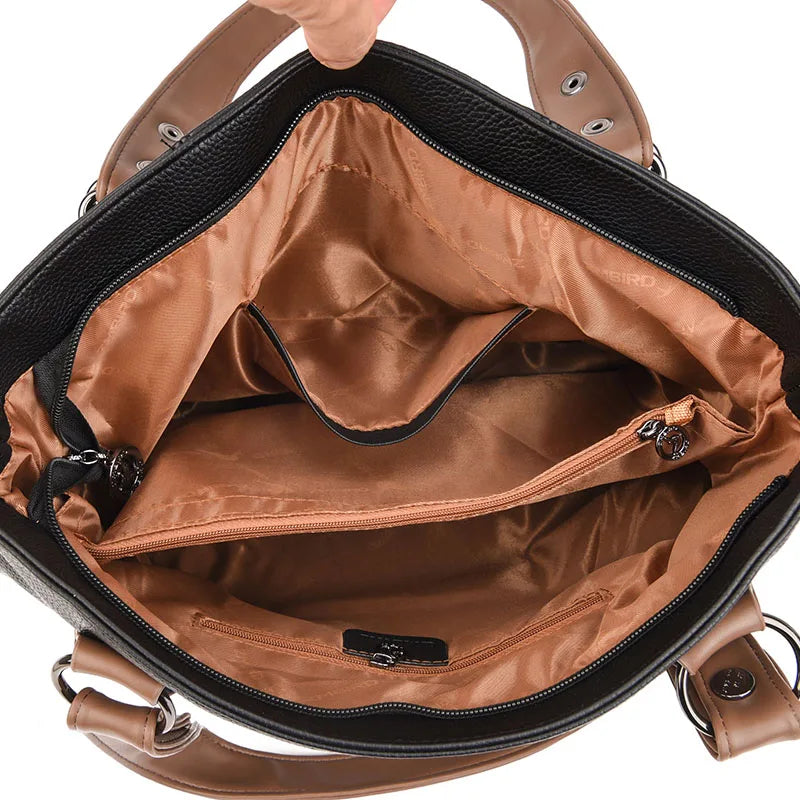 Bolsa Feminina Grande de Couro