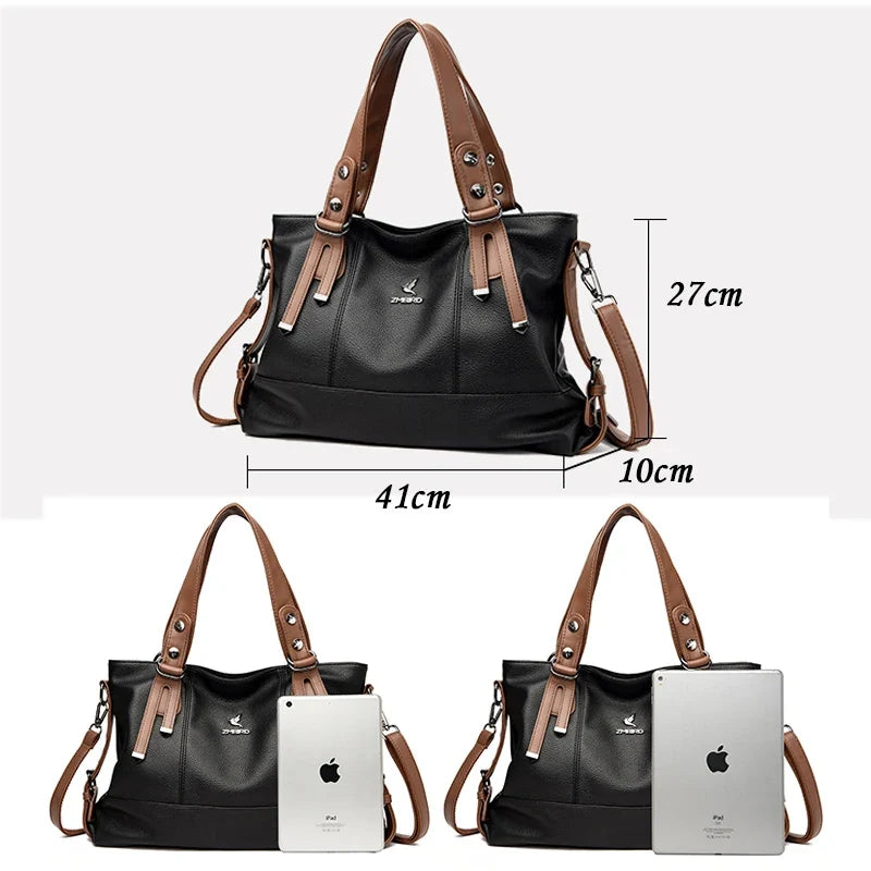 Bolsa Feminina Grande de Couro