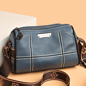Bolsa Transversal Feminina de Couro