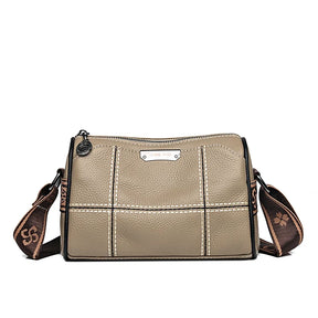 Bolsa Transversal Feminina de Couro