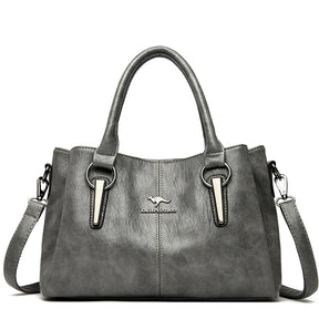 Bolsa de Ombro Feminina de Couro Legítimo