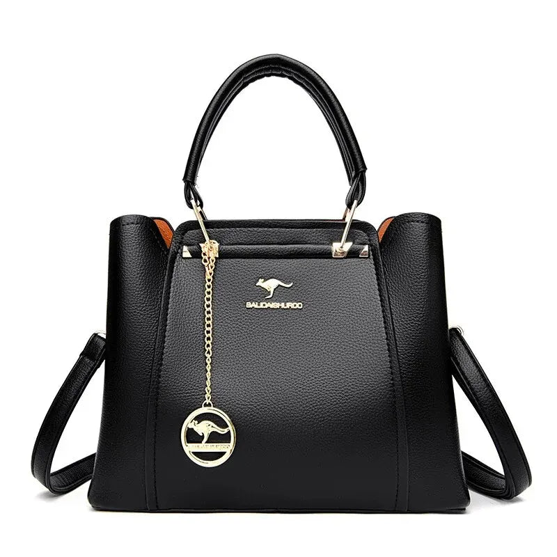 Bolsa de Ombro Feminina de Couro Legítimo