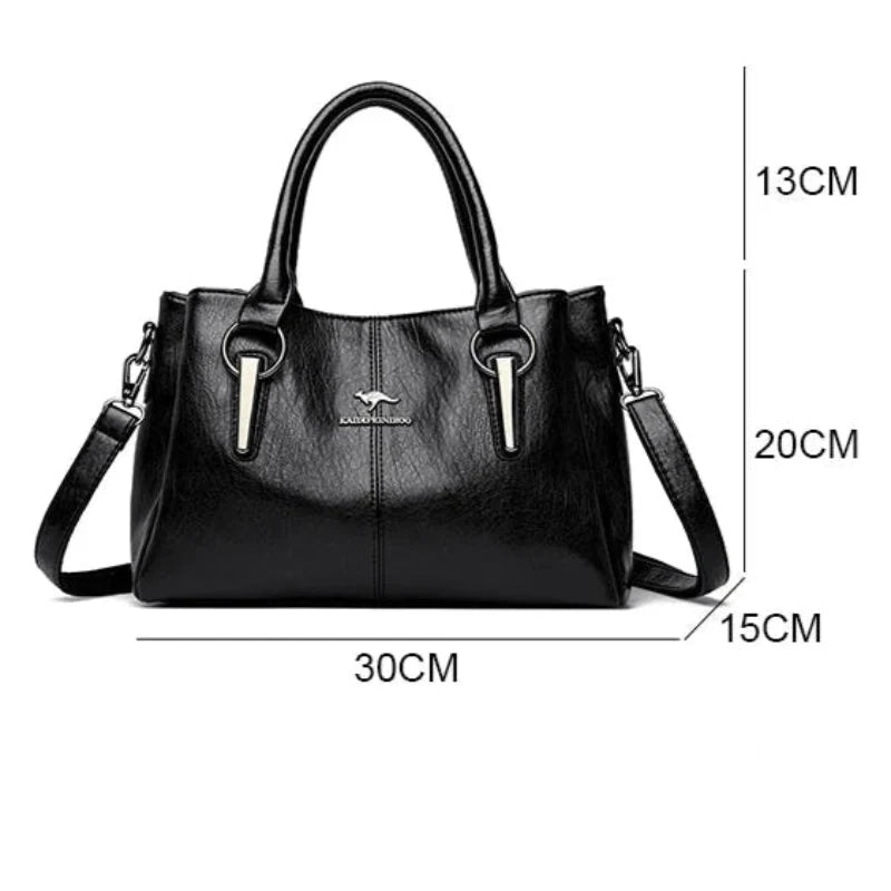 Bolsa de Ombro Feminina de Couro Legítimo