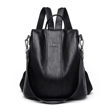 Bolsa Mochila Feminina de Couro