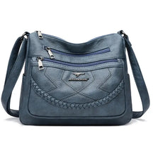 Bolsa de Couro Feminina Transversal