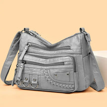 Bolsa De Couro Feminina Transversal