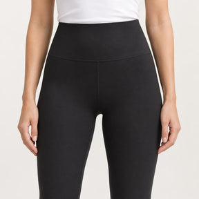 Kit 5 Calças Legging Flare Cintura Alta Feminina + Smartwatch