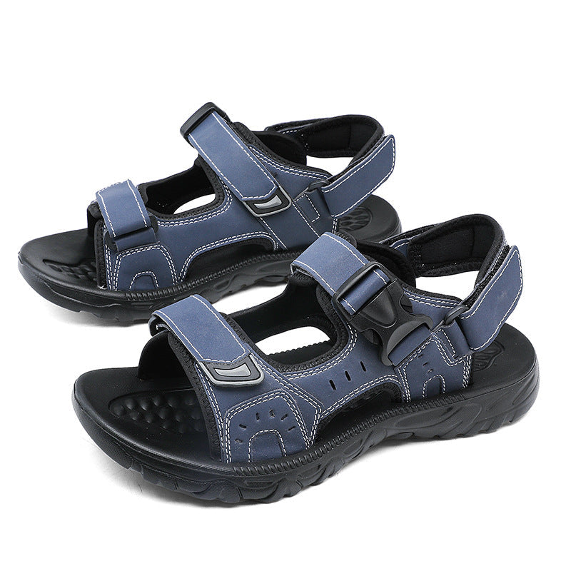 Sandália Masculina de Couro Confortável