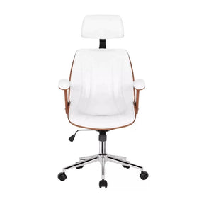 Cadeira Escritório Presidente, Ergonômica, Couro Ecológico, Giratória